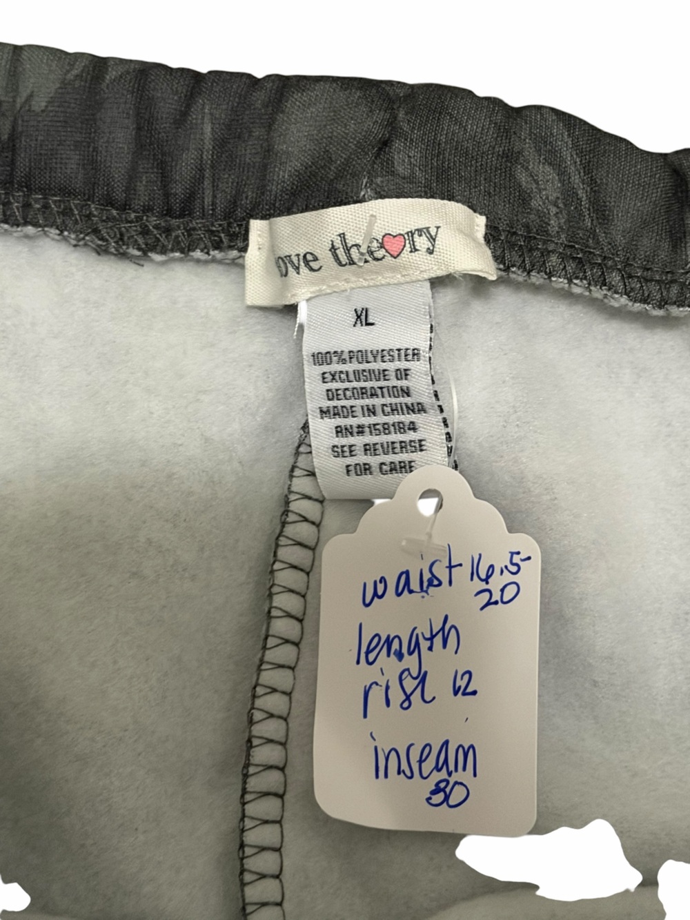 Love Theory Gray Camo Print Sweatpants size XL (J) nwt - Picture 4 of 5
